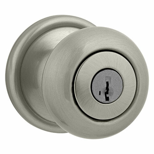 クイックセット(Kwikset)社 ハンコックアンティーク サテンニッケル色 ドアノブ トイレ錠 空錠 シリンダー錠 ドア厚30mm対応選択可能