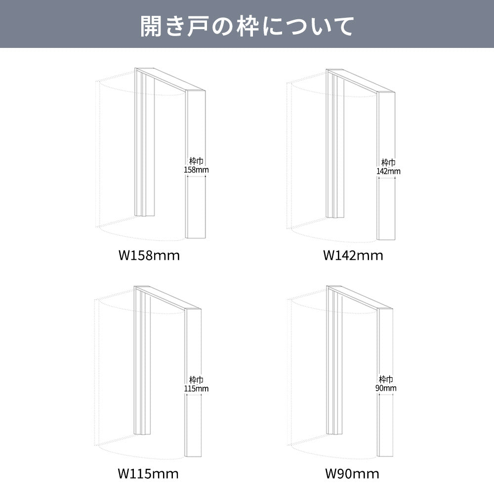 KINOSHITA-01.木製室内ドア(ヘムロックドア)表示確認【ヘムロックドア】の