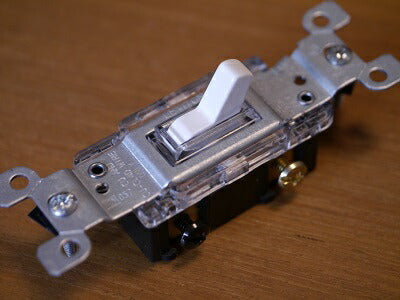 3路スイッチ・ライト付(蛍スイッチ緑色) アメリカンスイッチ PSEマーク取得品