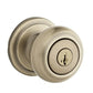 クイックセット（Kwikset)社ハンコック アンティークブラス色 ドアノブ:空錠、トイレ錠、シリンダー錠 ドア厚30ｍｍ対応選択可