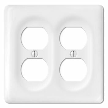 【セラミック 4口コンセントプレート】アメリカンスイッチ用 陶器プレート かわいい スイッチ アメリカ製スイッチ ナチュラルインテリア カフェ風インテリア カントリー アメリカンスイッチ