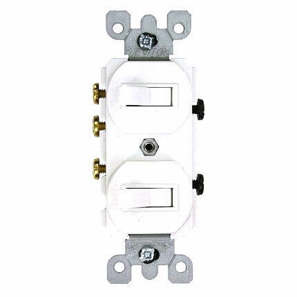 片切&3路スイッチ ホワイト アメリカンスイッチ PSEマーク取得品