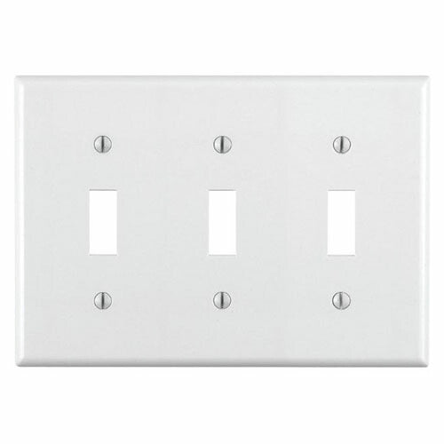 3連スイッチプレート プラスチック